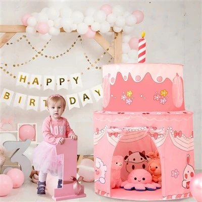 子供の誕生日のテント